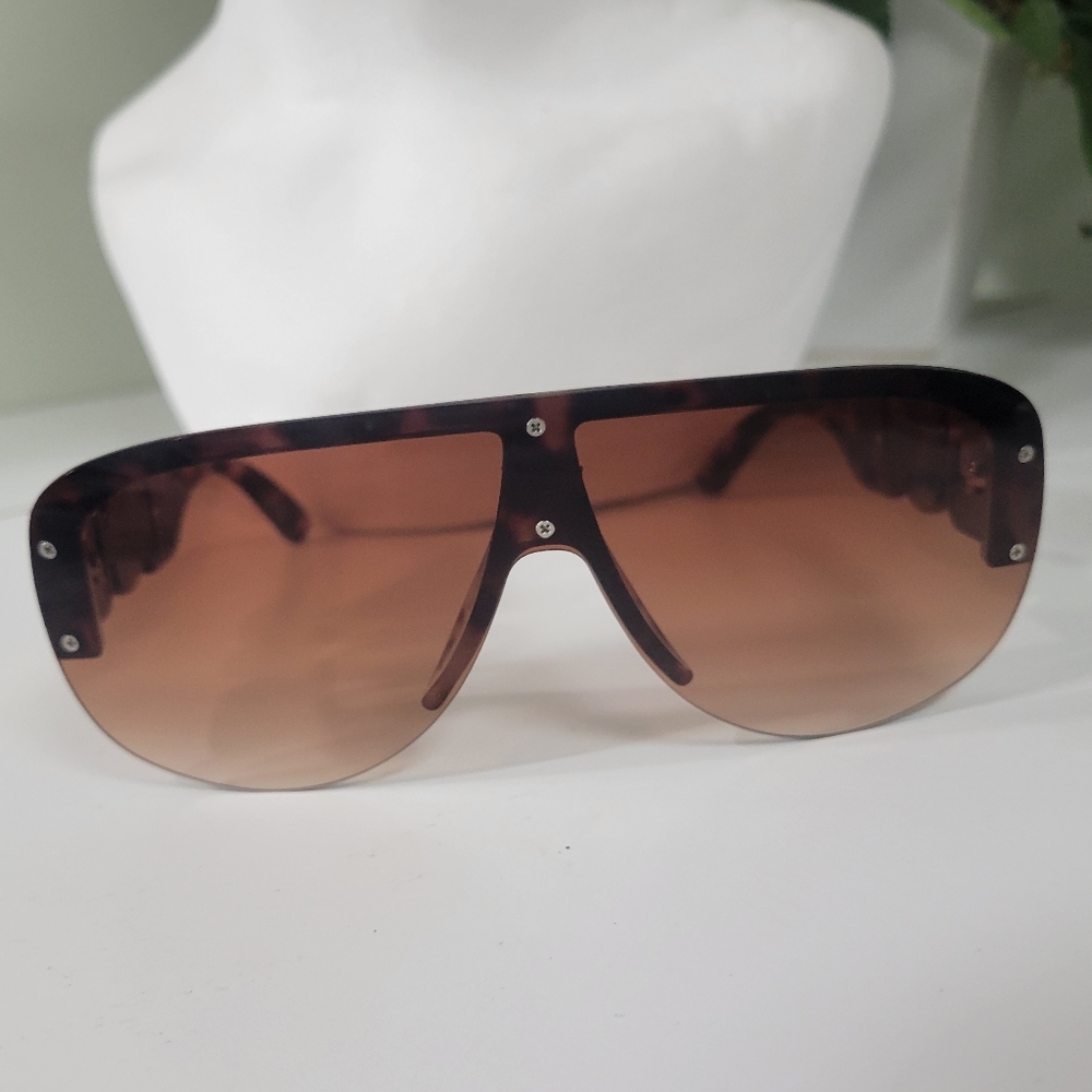 NWT DESIGNER STYLE PREMIUM QUALITY SUNGLASSES 🕶 BROWN TORTOISE W case - Picture 5 of 11